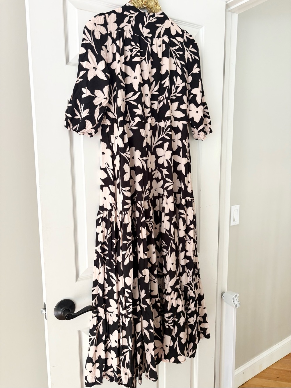 Petal & Pup Kelda Floral Maxi Dress in Black Augusta - Picture 4 of 11